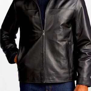 Just USA Men's Classic Black Jacket